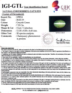 Load image into Gallery viewer, 8.06 Ratti Natural Chrysoberyl Cat&#39;s Eye With Govt. Lab Certificate-(6771)
