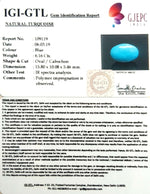 Load image into Gallery viewer, 6.84 Ratti  turquoise With Govt. Lab Certificate-(610)

