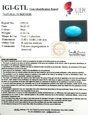 6.84 Ratti  turquoise With Govt. Lab Certificate-(610)