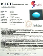 Load image into Gallery viewer, 5.67 Ratti  turquoise With Govt. Lab Certificate-(610)

