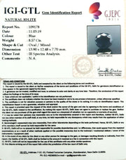 9.52 Ratti Natural Iolite With Govt. Lab Certificate-(610)