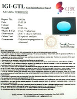 Load image into Gallery viewer, 13.39 Ratti  Turouoise With Govt. Lab Certificate-(610)
