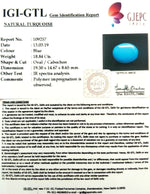 Load image into Gallery viewer, 20.93 Ratti  Turouoise With Govt. Lab Certificate-(610)
