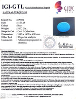 Load image into Gallery viewer, 11.91 Ratti Turouoise With Govt. Lab Certificate-(610)
