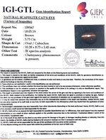 Load image into Gallery viewer, 4.14 Ratti Natural Scapolite Cat&#39;s Eye with Govt. Lab Certified-(1221)
