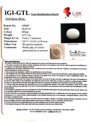 5.30 Ratti  Natural fire Opal with Govt. Lab Certificate-(1221)