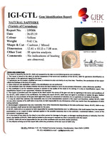 Load image into Gallery viewer, 10.46 Ratti Natural Yellow Sapphire With Govt Lab Certificate-(4551)
