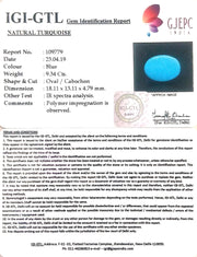 10.38 Ratti Turquoise With Govt. Lab Certificate-(610)