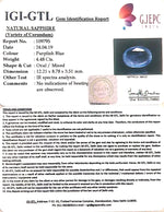 Load image into Gallery viewer, 4.48/CT Natural Neelam with Govt Lab Certificate-BLUSA9V
