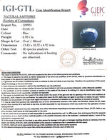 Load image into Gallery viewer, 7.72 Ratti Natural Blue Sapphire with Govt Lab Certificate-(2331)
