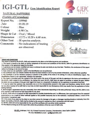 7.76 Ratti Natural Blue Sapphire with Govt Lab Certificate-(2331)