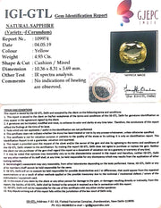 4.93/CT Natural Ceylonese Pukhraj with Govt Lab Certificate-67710