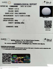 6.72/CT Natural Opal with Govt. Lab Certificate-11006D44492