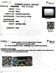 4.73/CT Natural Opal with Govt. Lab Certificate-11006D44495