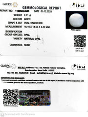 6.71/CT Natural Opal with Govt. Lab Certificate-11006D44503