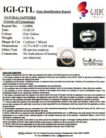 Load image into Gallery viewer, 5.24/CT Natural Yellow Sapphire With Govt Lab Certificate-YELSA9V
