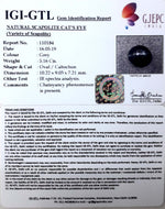 Load image into Gallery viewer, 5.16/CT Natural Scapolite Cat&#39;s Eye with Govt. Lab Certified-(1221)
