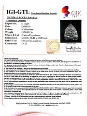 Natural Rock Crystal With Govt. Lab Certificate-60