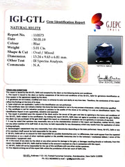 5.57 Ratti Natural Iolite With Govt. Lab Certificate-(610)