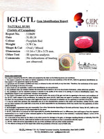 Load image into Gallery viewer, 3.78/CT Natural Mozambique Ruby with Govt. Lab Certificate-BLUSA9V
