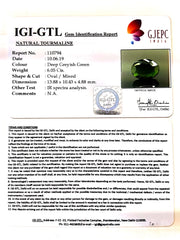 6.72 Ratti Natural Tourmaline With Govt. Lab Certificate-(1221)