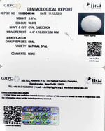 Load image into Gallery viewer, 3.97/CT Natural Opal with Govt. Lab Certificate-11090D44746