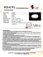 8.28/CT Natural Fire Opal with Govt. Lab Certificate-4551