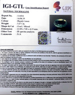 Load image into Gallery viewer, 3.96 Ratti Natural Tourmaline With Govt. Lab Certificate-(4551)
