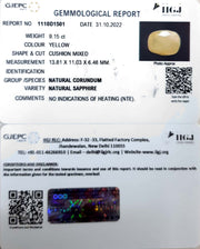 9.15/CT Natural Ceylonese Pukhraj with Govt Lab Certificate-6771