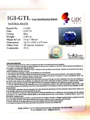 6.64 Ratti Natural Iolite With Govt. Lab Certificate-(1221)