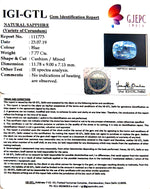 Load image into Gallery viewer, 7.77/CT Natural Blue Sapphire with Govt Lab Certificate-BLUSA9W
