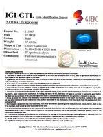 Load image into Gallery viewer, 75.12 Ratti Irani Turquoise  With Govt. Lab Certificate-(1221)
