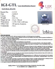5.11 Ratti Natural Iolite With Govt. Lab Certificate-(1221)