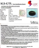 Load image into Gallery viewer, 4.52 Ratti Natural Scapolite Cat&#39;s Eye with Govt. Lab Certified-(1221)
