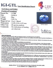 5.05/CT Natural Blue Sapphire With Govt Lab Certificate-BLUSA9A