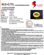 Load image into Gallery viewer, 10.33 Ratti Natural Yellow Sapphire with Govt Lab Certificate-(6771)