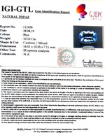 Load image into Gallery viewer, 11.21 Ratti Blue Topaz with Govt Lab Certificate-(1665)
