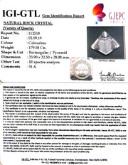 Natural Rock Crystal with Govt. Lab Certificate-60