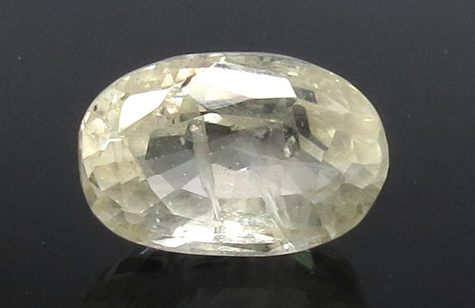 5.90/CT Natural Yellow Sapphire with Govt Lab Certificate-YELSA9U