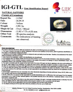 Load image into Gallery viewer, 5.90/CT Natural Yellow Sapphire with Govt Lab Certificate-YELSA9U
