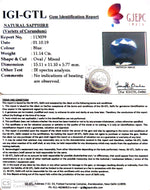 Load image into Gallery viewer, 12.38 Ratti Natural Blue Sapphire With Govt Lab Certified-(2331)

