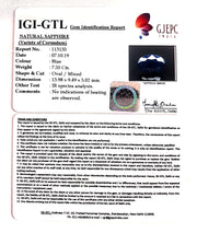 8.38 Ratti Natural Blue Sapphire With Govt Lab Certified-(2331)