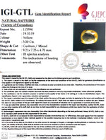 Load image into Gallery viewer, 3.50/CT Natural Yellow Sapphire with Govt Lab Certificate-YELSA9W