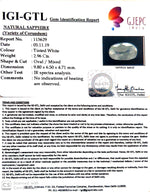 Load image into Gallery viewer, 3.29 Ratti Natural White Sapphire with Govt Lab Certificate-(8991)
