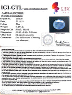 Load image into Gallery viewer, 3.81 Ratti Natural Blue Sapphire With Govt Lab Certified-(6771)
