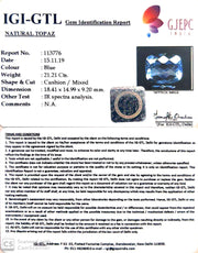 23.57 Ratti Blue Topaz with Govt Lab Certificate-(1665)