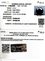 Load image into Gallery viewer, 4.70/CT Natural Tourmaline with Govt. Lab Certificate-11388D46098