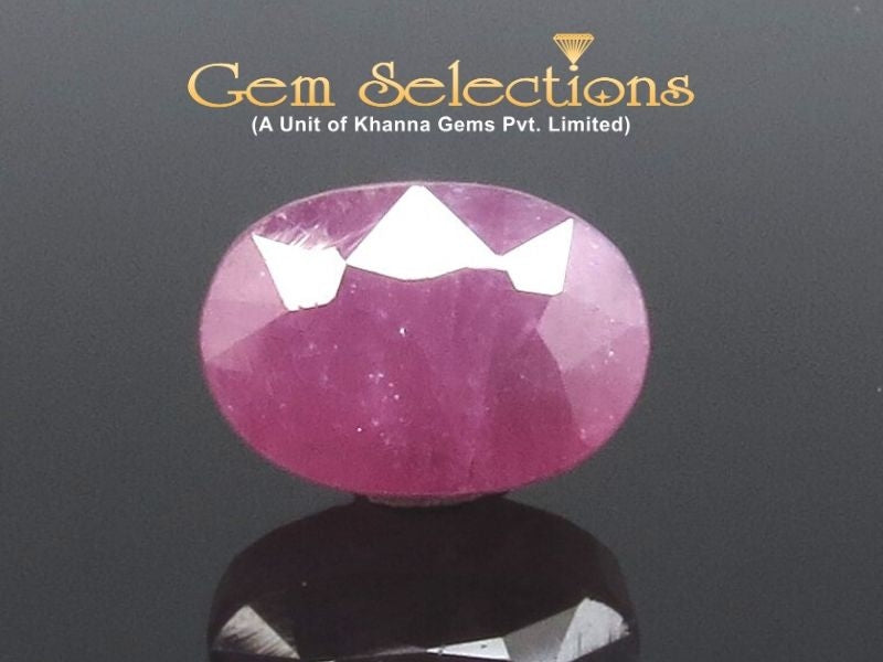 7.06 Ratti Natural Neo Burma Ruby with Govt. Lab Certificate-(2331)