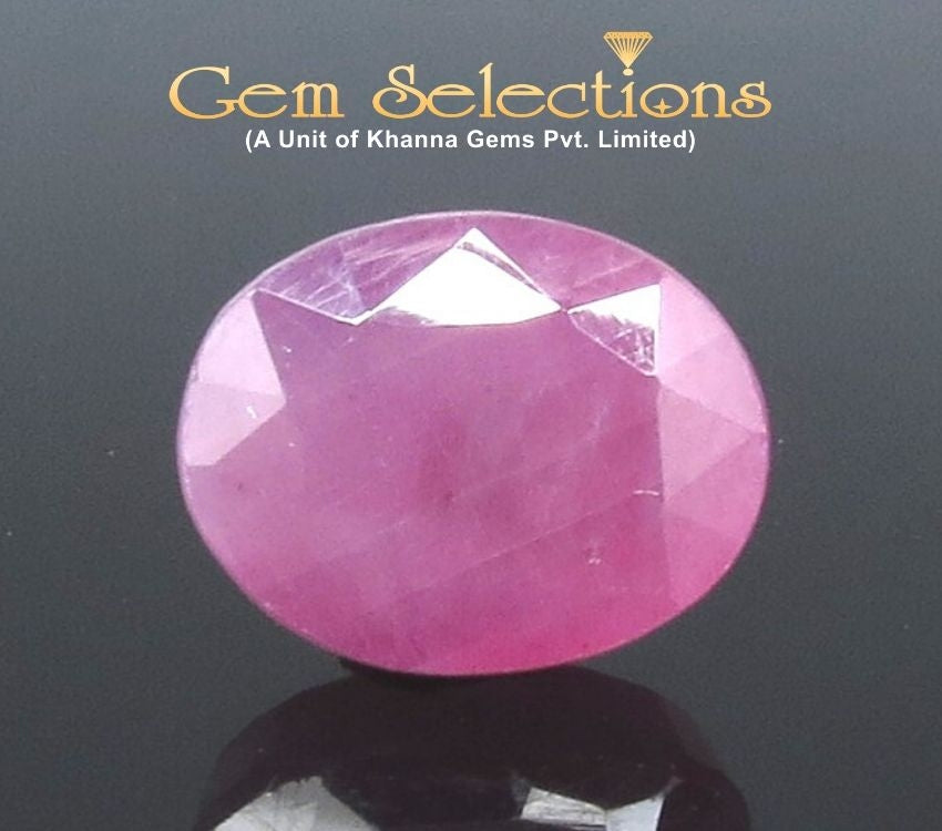 6.58 Ratti Natural Neo Burma Ruby with Govt. Lab Certificate-(3441)