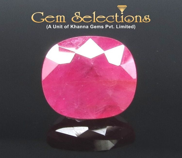 4.04/CT Natural Mozambique Ruby with Govt. Lab Certificate-(RUBY9U)